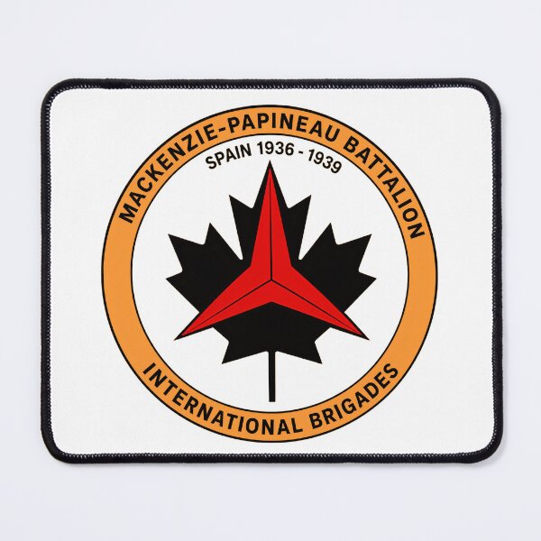 Item preview, Mackenzie Papineau Battalion International Brigades Antifascist Emblem Print designed and sold by PinUpPizzazz.