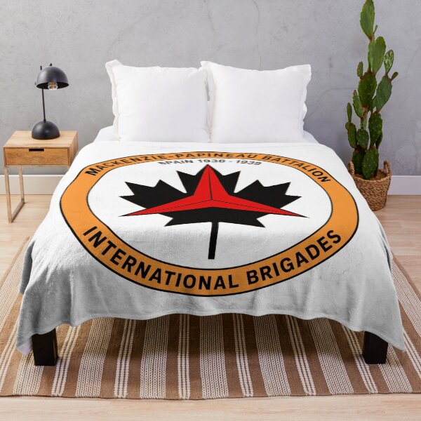 Item preview, Mackenzie Papineau Battalion International Brigades Antifascist Emblem Print designed and sold by PinUpPizzazz.