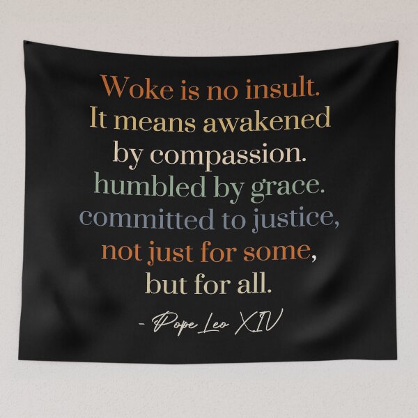 Item preview, Woke Is No Insult, No Kings, Anti Trump, Christian Quote, Christian Liberal designed and sold by Cchotlan.