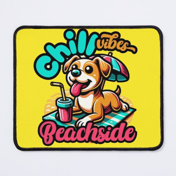 Item preview, Chill Vibes Beachside Dog - Cute Summer Beach Puppy designed and sold by GenZFashion000.