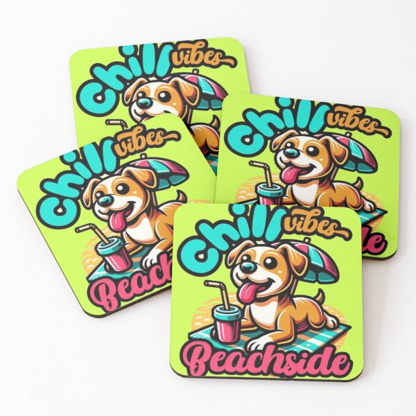 Item preview, Chill Vibes Beachside Dog - Cute Summer Beach Puppy designed and sold by GenZFashion000.
