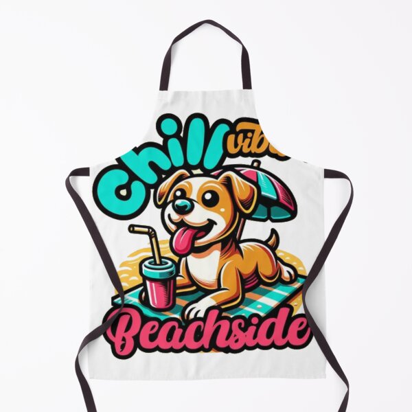 Item preview, Chill Vibes Beachside Dog - Cute Summer Beach Puppy designed and sold by GenZFashion000.