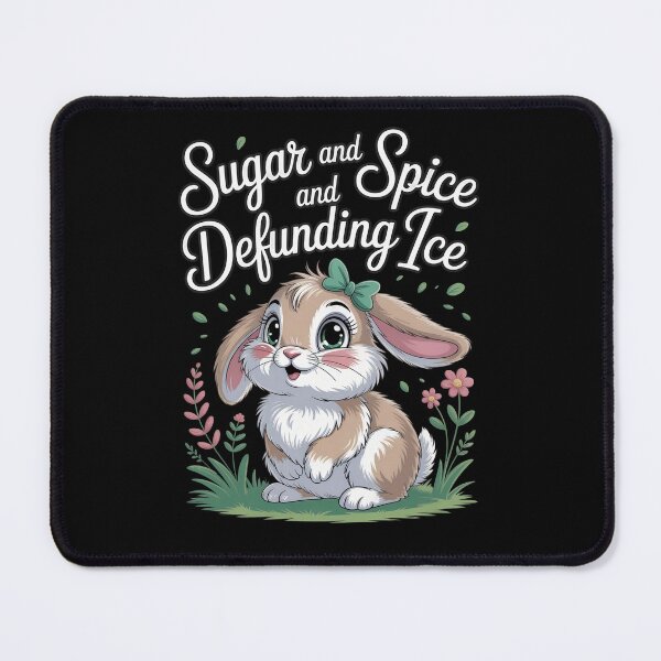 Item preview, Cute Bunny Sugar Spice Defunding Ice designed and sold by namibambam.