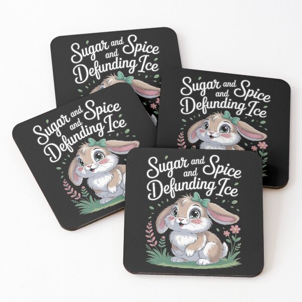 Item preview, Cute Bunny Sugar Spice Defunding Ice designed and sold by namibambam.