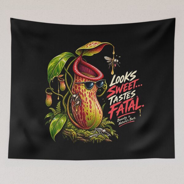 Item preview,  Carnivorous Pitcher Plant Horror Illustration designed and sold by optimusprime39.