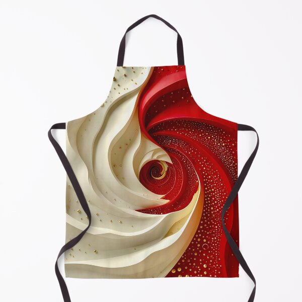 Item preview, Spiral of Red and White designed and sold by Vicky Brago-Mitchell®.
