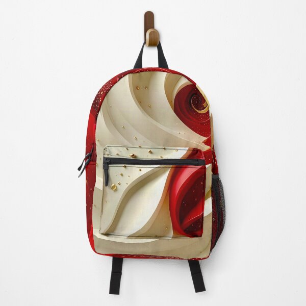 Item preview, Spiral of Red and White designed and sold by Vicky Brago-Mitchell®.