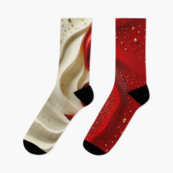 Item preview, Spiral of Red and White designed and sold by Vicky Brago-Mitchell®.