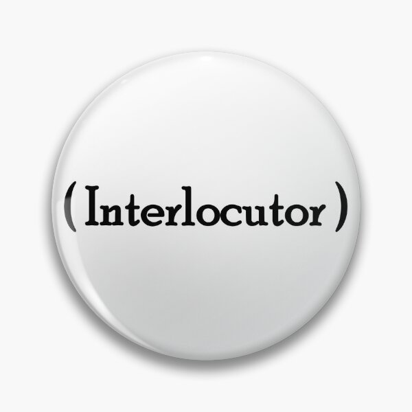 Item preview, Iconic Label - "Interlocutor" Black Lettering designed and sold by cousinbessie.