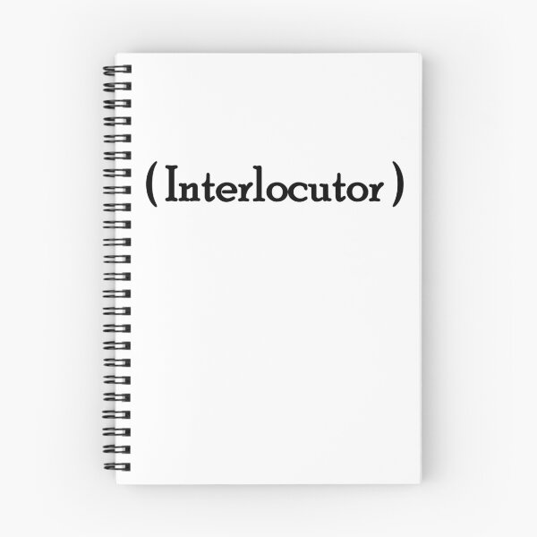 Item preview, Iconic Label - "Interlocutor" Black Lettering designed and sold by cousinbessie.