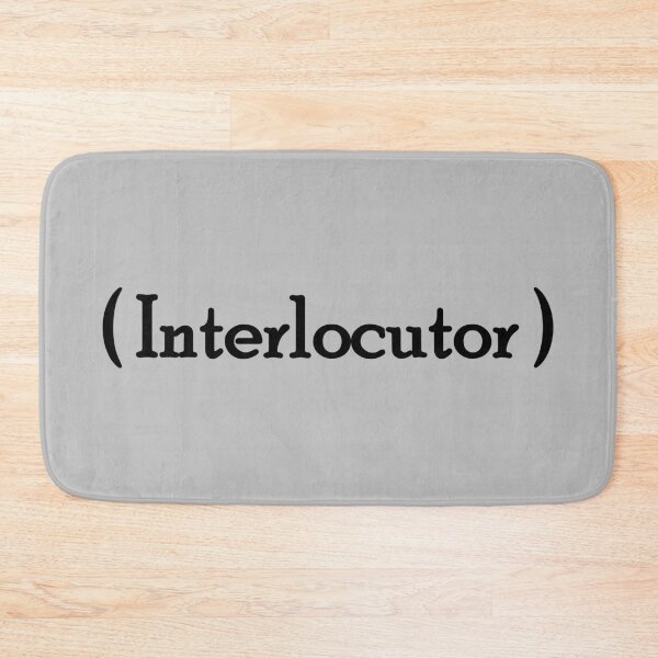 Item preview, Iconic Label - "Interlocutor" Black Lettering designed and sold by cousinbessie.