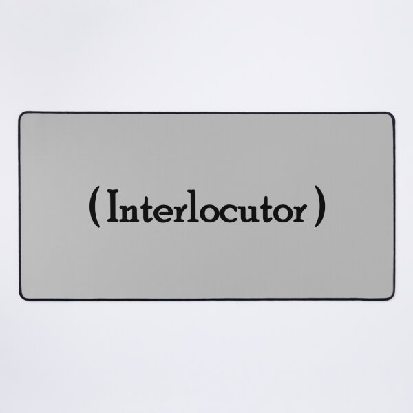 Item preview, Iconic Label - "Interlocutor" Black Lettering designed and sold by cousinbessie.