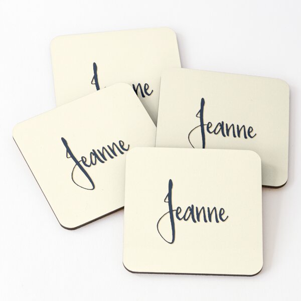 Item preview, JEANNE personalized type design designed and sold by CharlottePlaceArt.