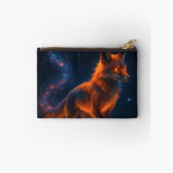 Item preview, Nebula Fox Carrying a Galaxy in Its Tail designed and sold by OneStepFromArt.