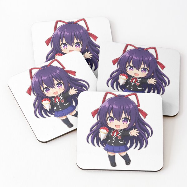Item preview, Tohka Yatogami anime waifu school girls Chibi cute 2d pixel art character design illustration designed and sold by sabartgunpla.