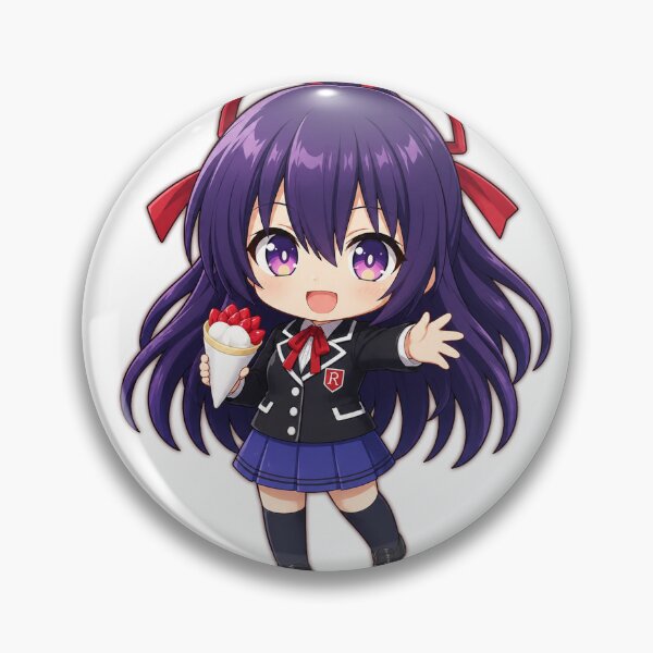 Item preview, Tohka Yatogami anime waifu school girls Chibi cute 2d pixel art character design illustration designed and sold by sabartgunpla.