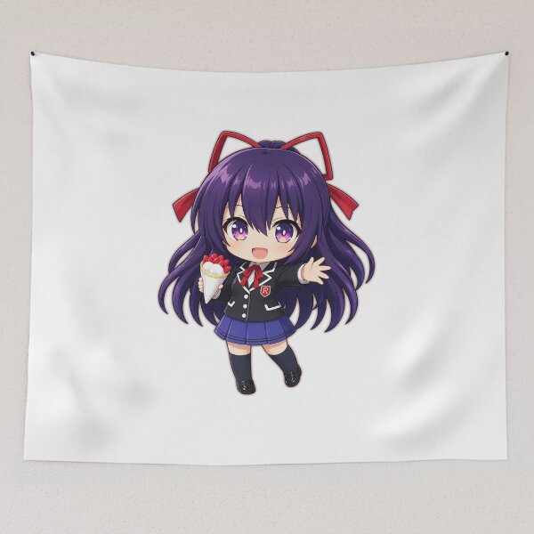 Item preview, Tohka Yatogami anime waifu school girls Chibi cute 2d pixel art character design illustration designed and sold by sabartgunpla.