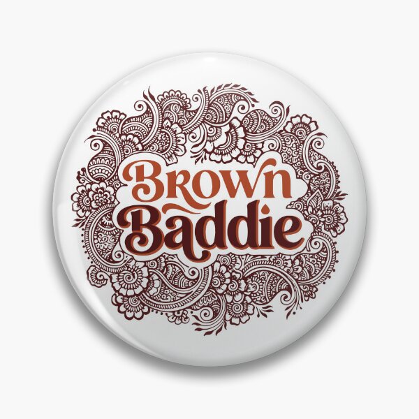 Item preview, Brown Baddie Desi Indian Pakistani Sri Lankan brown Skin Girl Melanin Pride  designed and sold by alltheprints.