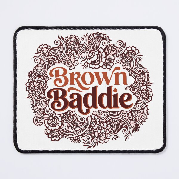 Item preview, Brown Baddie Desi Indian Pakistani Sri Lankan brown Skin Girl Melanin Pride designed and sold by alltheprints.