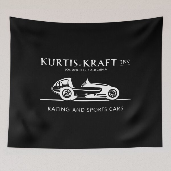 Item preview,  Kurtis Kraft Inc Racing And Sports Cars - White Print designed and sold by LayneHumm.