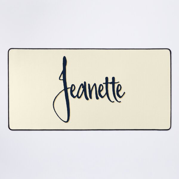 Item preview, JEANETTE personalized type design designed and sold by CharlottePlaceArt.