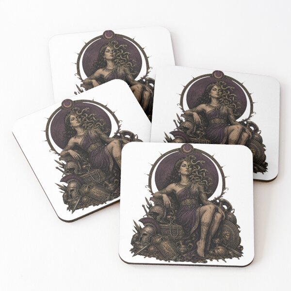 Item preview, Medusa Enthroned — Among the Shields of Her Hunters designed and sold by Qorvun.