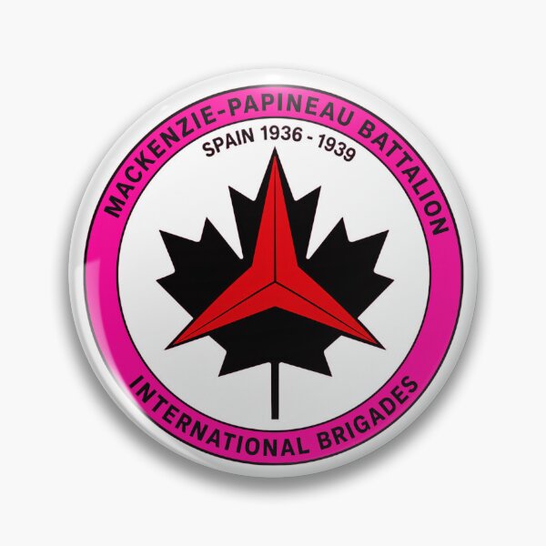 Item preview, Mackenzie Papineau Battalion International Brigades Antifascist Emblem Print designed and sold by PinUpPizzazz.