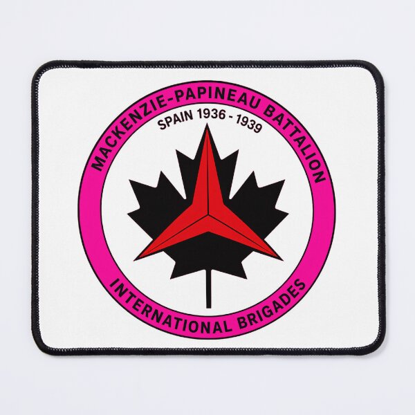 Item preview, Mackenzie Papineau Battalion International Brigades Antifascist Emblem Print designed and sold by PinUpPizzazz.