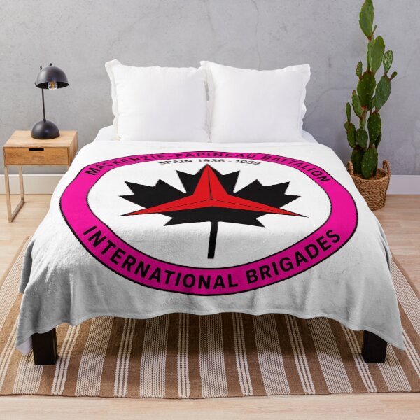 Item preview, Mackenzie Papineau Battalion International Brigades Antifascist Emblem Print designed and sold by PinUpPizzazz.