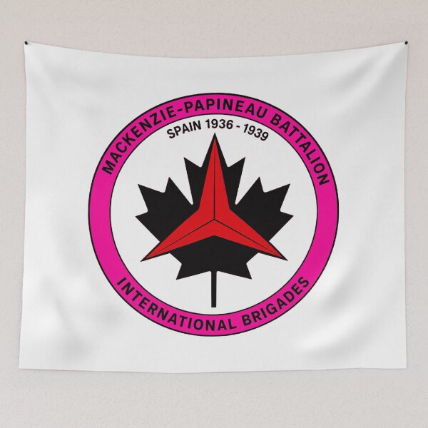 Item preview, Mackenzie Papineau Battalion International Brigades Antifascist Emblem Print designed and sold by PinUpPizzazz.