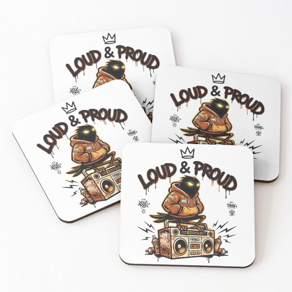 Item preview, Loud & Proud Hip Hop DJ – Street Music Boombox Urban Graffiti designed and sold by StickerNestYou.