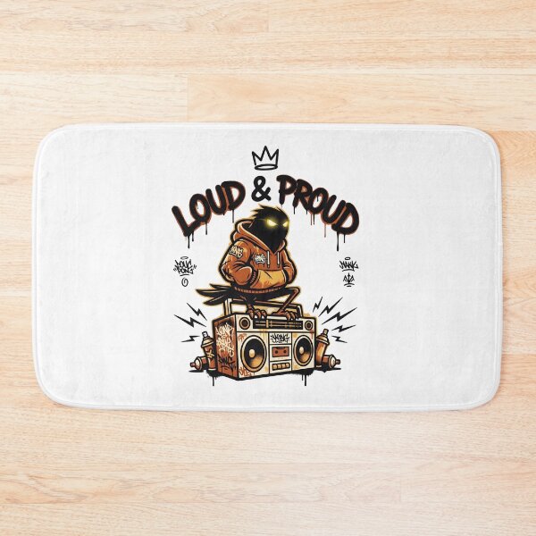 Item preview, Loud & Proud Hip Hop DJ – Street Music Boombox Urban Graffiti designed and sold by StickerNestYou.
