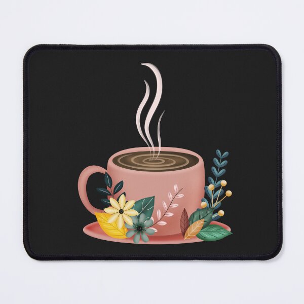 Item preview, Cozy Coffee and Florals designed and sold by NotPrettyinPink.