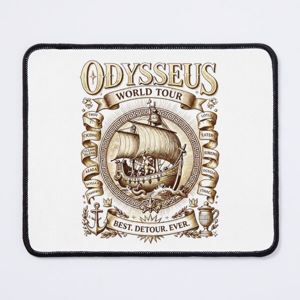 Artikelvorschau, Odysseus Welttournee entworfen und verkauft von Positive&FunnyThings.