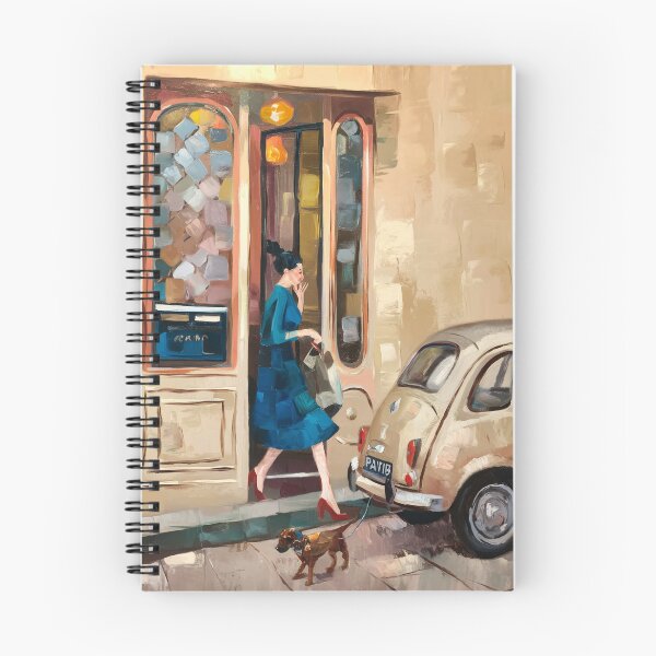 Item preview, Vintage Cinquecento Parisian Street Scene Impressionist Art designed and sold by CARRAANN.