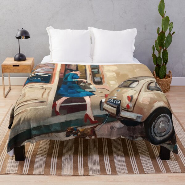 Item preview, Vintage Cinquecento Parisian Street Scene Impressionist Art designed and sold by CARRAANN.