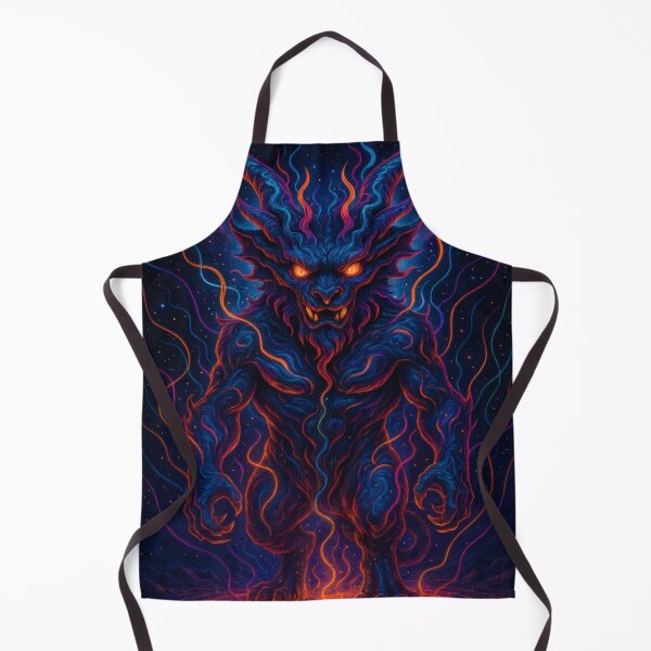 Item preview, Neon Cosmic Demon Summoned by Bad Decisions designed and sold by OneStepFromArt.