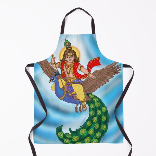 Item preview, Lord Murugan Artwork | Divine Hindu God Digital Art & Spiritual Illustration designed and sold by Harshit_Digital_Arts.