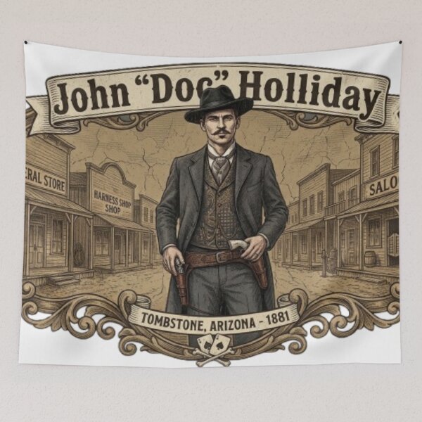 Item preview, John 'Doc' Holiday designed and sold by Kirrindy Designs.