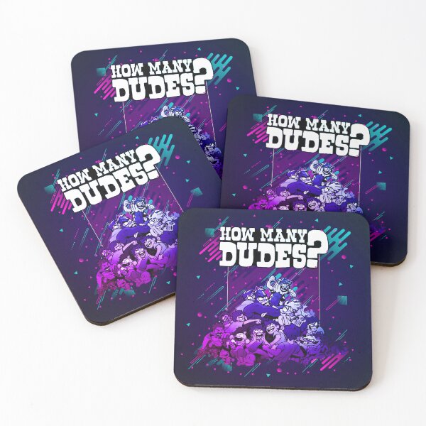 Item preview, How Many Dudes | Modern Graphic Design designed and sold by Eroshi.
