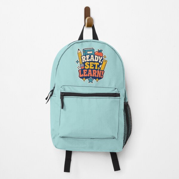 Item preview, Ready, Set, Learn! Back to school quote designed and sold by junkydotcom.