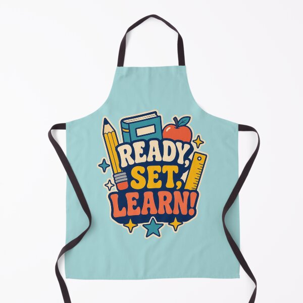 Item preview, Ready, Set, Learn! Back to school quote designed and sold by junkydotcom.