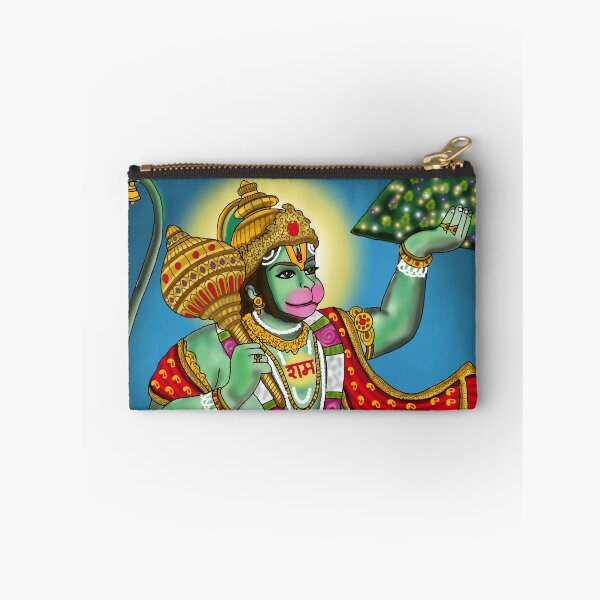 Item preview, Lord Hanuman Artwork | Powerful Hindu God Digital Art & Devotional Illustration designed and sold by Harshit_Digital_Arts.