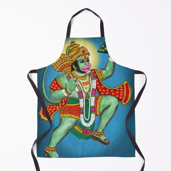Item preview, Lord Hanuman Artwork | Powerful Hindu God Digital Art & Devotional Illustration designed and sold by Harshit_Digital_Arts.