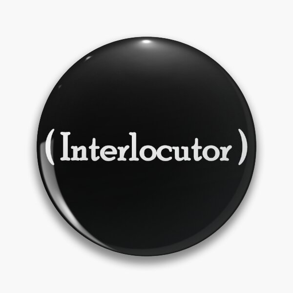 Item preview, Iconic Label - "Interlocutor" White Lettering designed and sold by cousinbessie.