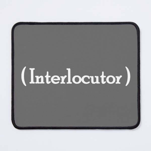 Item preview, Iconic Label - "Interlocutor" White Lettering designed and sold by cousinbessie.