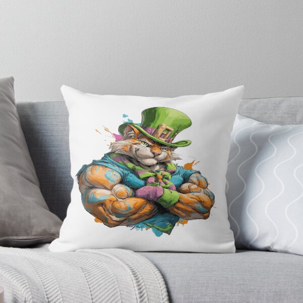 Item preview, Graffiti Leprechaun Cat – Cool Irish Street Art Cat designed and sold by Awarrie.