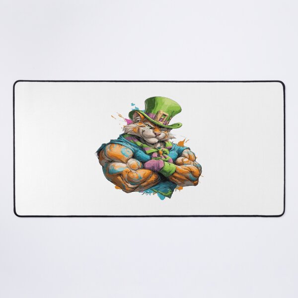 Item preview, Graffiti Leprechaun Cat – Cool Irish Street Art Cat designed and sold by Awarrie.