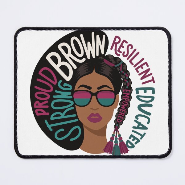 Item preview, Proud Strong Educated and Empowered Brown Woman designed and sold by alltheprints.