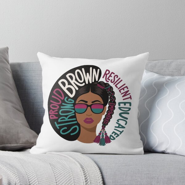 Item preview, Proud Strong Educated and Empowered Brown Woman designed and sold by alltheprints.